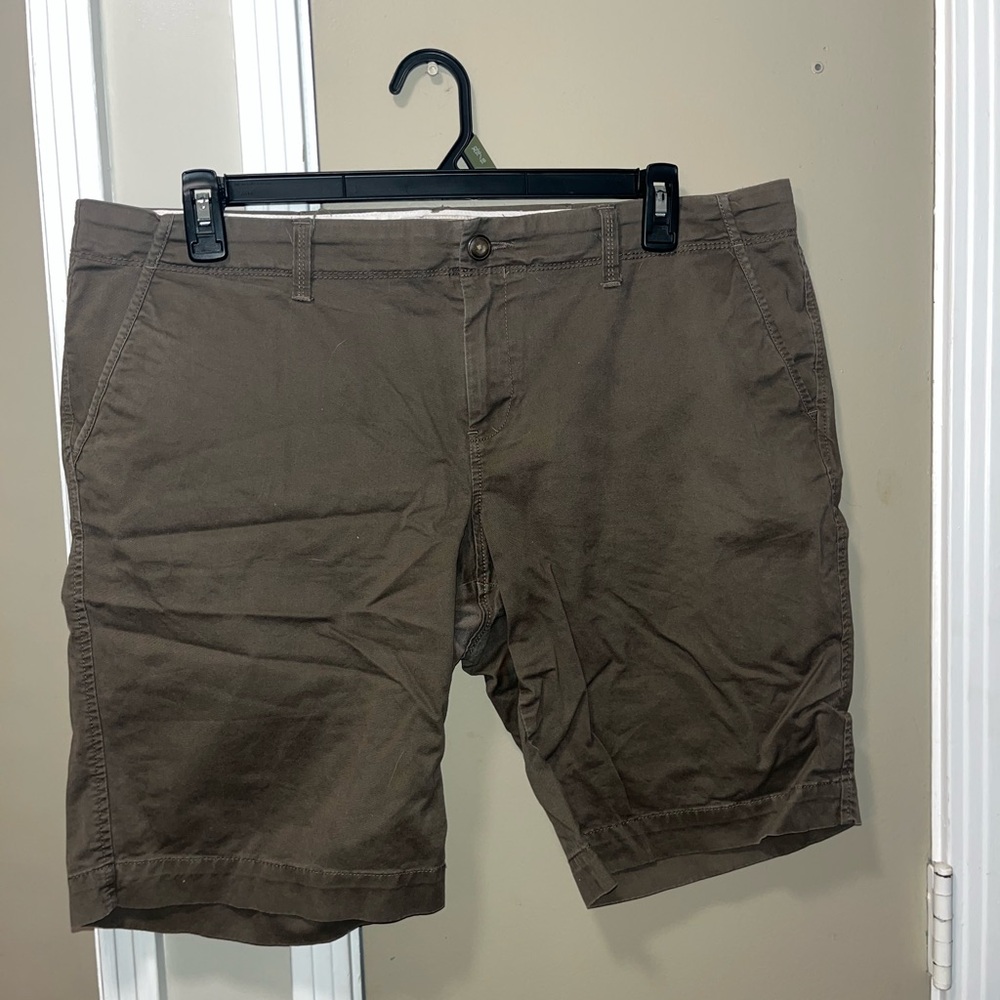 Old Navy Brown Flat Front Shorts